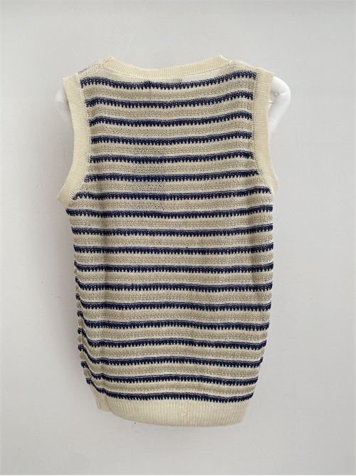 Linen crochet-knit gilet MAXMARA WEEKEND | 2353610931600021